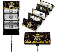 GEHENFRUCHT Graduation Money Gift DIY Funny Gift for Bachelor, Graduation 2025, Master, Doctor, Money Gifts Packaging (Black)