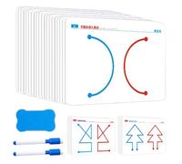 Gehirntraining Karten Set - Early Childhood Education, Bilateral Brain Development, Sensory Games, Thinking Skills, Home Classroom Teaching Supplies | Learning Tool