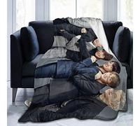 GEHIYPA B-T-S Flannel Throw Blanket Ultra Soft Bedspread Microfiber Blanket Durable Home Decor Perfect for Couch Bed 60x50 inch