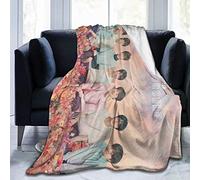 GEHIYPA B-T-S Flannel Throw Blanket Ultra Soft Bedspread Microfiber Blanket Durable Home Decor Perfect for Couch Bed 50x40 inch