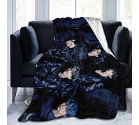 GEHIYPA B-T-S Flannel Throw Blanket Ultra Soft Bedspread Microfiber Blanket Durable Home Decor Perfect for Couch Bed 50x40 inch