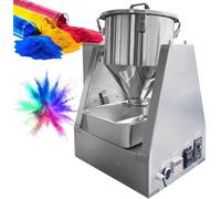 GEHPYYDS Electric 304 Stainless Steel Powder Blender,Dry Powder Granule Mixer,Laboratory Mixing Equipment,Small Dry Powder Mixing Machine, for 5/10/20/40L Materials 10L