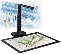 GEHPYYDS Large Format Book & Document Scanner, Capture Size A2/A3, 23MP USB Document Camera with Auto-Flatten, Fingerprint Removal Technologies, Multi-Language OCR, Compatible with Windows & macOS
