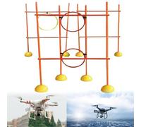 GEHPYYDS Portable UAV Drone Racing Obstacle Course for Easy Training - Perfect Model Aircraft for Game World Enthusiasts, Builds Skill in Avoiding Obstacles