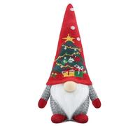 Gehydy Christmas Gonk Decorations Handmade Tree Pattern Gnome Plush Stuffed Xmas Decor for Home Kitchen Farmhouse