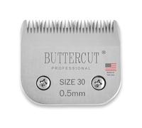 Geib Buttercut Stainless Steel Dog Clipper Blade, Size-30, 1/50-Inch Cut Length, Gray, White