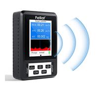 Geiger Counter, FELLAT Nuclear Radiation Detector, Portable Digital Dosimeter High Sensitivity Beta Gamma X-ray Radiation Monitor with Large LCD Display