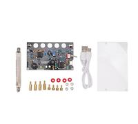Geiger Counter Kit Assembled DIY Nuclear Radiation Detector Tube for Gamma Beta X Ray Detection Students Electronics Hobbyists Circuit Board 5.1x10x1.2cm