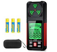 Geiger Counter Nuclear Radiation Detector - Portable Radiation Dosimeter Tester Beta Gamma X-ray Radioactivity Detector for Nuclear Wastewater Seafood with Backlit LCD Display, Audible & Visual Alarm