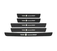 geimaisiquanjia 5 Pcs Car Door Sill Protector Stickers for Suzuki Swift III 2005-2010, Carbon Fiber Threshold Protector Welcome Pedal Kick Plates Scuff Guard