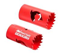 Geinxurn 29mm Hole Saw, 2PCS HSS Bi-Metal Hole Saw Kit with Shark Tooth Hole Cutter for Wood,Drywall, PVC Boards and Thin Metal