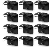 Geiomoo Adhesive Hat Hooks, No Drilling Hat Organizer Holder Hanger,Caps Rack for Wall, Door, Closet, Room Decor (12 Pack)
