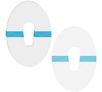 Geiomoo Sensor Patch for Dexcom G6, Waterproof Transparent CGM Adhesive Patches, Glucose Monitor Protection Stickers (10 Pack)