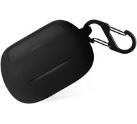 Geiomoo Silicone Case for JBL Live Beam 3, Protective Cover with Carabiner (Black)