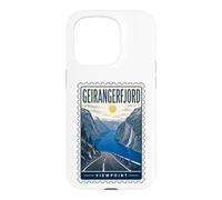 Geirangerfjord Viewpoint Norway Fjord Road Trip Case for iPhone 15 Pro