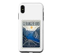 Geirangerfjord Viewpoint Norway Fjord Road Trip Case for iPhone XS Max