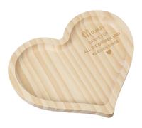Geiserailie Gifts for Mum Friend Grandma Wooden Heart Shaped Tray with Engraving, Decorative Wooden Tray for Breakfast Serving and Christmas Gifts, Birthday Gifts (Mama)