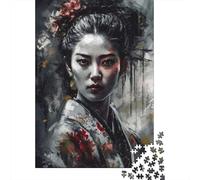 Geisha 1 of 4 1000 Piece Jigsaw Puzzle for Adults, 52x38cm/1000pcs, New Year Indoor Activity, Screen-Free Leisure And A Fresh Start