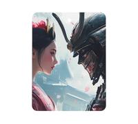 Geisha And An Armored Samurai Car Air Freshener Ocean Scent Long Lasting Tablets for Auto Hanging Fragrance
