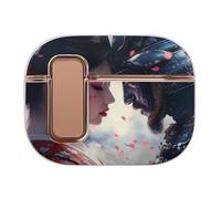 Geisha And Samurai Headphone & Earphone Cases Compatible with Airpod Pro Scratch-Resistant PC Protective Cover with Secure Buckle