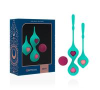 Geisha balls pelvic training rithual deva green - Depth: 55 mm, Rayon: WOMEN, Couleur: Turquoise, Width: 137 mm, Length: 171 mm