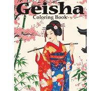 Geisha Coloring Book