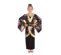 Geisha Girl Costume Kimono Japanese Oriental Kids Book Week Fancy Dress Outfit