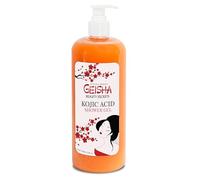 Geisha, Kojic Acid Skin Brightening Body Wash - 33 Fl oz / 1000 ml - Even Out Skin Tone, Reduce Dark Spots, Skin Radiance, Face and Body Shower Gel, with Coconut Oil and Shea Butter
