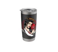 Geisha with oni mask Devil Demon Stainless Steel Insulated Tumbler