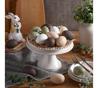 Gejoy 24 Pcs Neutral Easter Eggs Textured Matt Eggs Pastel Fake Chicken Eggs Easter Bowl Basket Vase Fillers Rustic Spring Easter Decorations for Home Table Egg Hunts DIY Craft Gifts (Neutral)