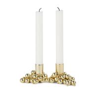 Gejst Molekyl Candlestick 2 Brass