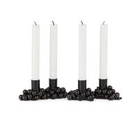 Gejst Molekyl candlestick 4 Black