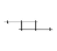 Gejst Nivo shelf H Dark-stained ash-black
