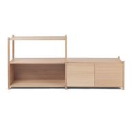 Gejst Sceene Bookcase D Light Oak