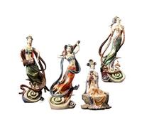 GEK208130 Modern Chinese Classical Figure Sculpture Living Room Porch Bookcase Decoration Crafts Retro Ornaments Sculpture