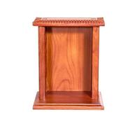GEK208130 Shrine Stand Small Chinese Style Simplicity Wealth Offering Cabinet, Desktop Wall Mount Buddha Shrine Display Pedestal Altar Table