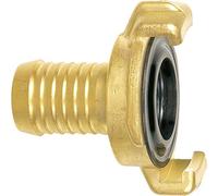 GEKA 80103SB Hose Piece 3/4" 19mm of Brass, Gold, 18 x 8 x 13 cm