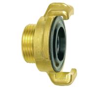 GEKA 80111ASB Threaded Part with Male Thread G 3/4" 10 bar, Gold, 18 x 8 x 13 cm