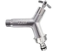 GEKA plus Designer, External Thread on Inlet/Outlet G1/2|G3/4, can be Combined with All Standard Plug-in Systems, tap, 46.8125.8, Gray