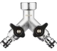 GEKA® Plus Two-Way Valved Splitter - 1 item