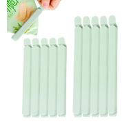 Gekamoyue 10 PCS Food Bag Clips, 15cm/12cm Fridge Sealing Storage Clips, Sealing Clips Reusable for Snacks, Coffee, Pet Food Storage Bags (Green)