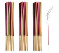 Gekamoyue 150 Sticks Incense Set, Hem assorted scents, Sandalwood, Jasmine, SageIncense, Lavender, Cherry Blossoms, Mastic Incense Sticks 25 stick x 6 Pack,150 Sticks Total