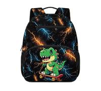 Gekhuqory Cartoon Dinosaur Print Daypack for Girls