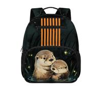 Gekhuqory Cute Otter Family Print Kids Backpack for Recreation
