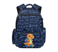 Gekhuqory Math Cartoon Dinosaur Large Casual Daypack for Travel