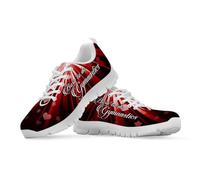 Gekhuqory Running Shoes for Womens Dancers,Born to do Gymnastics Printed Sneakers Ladies Teenager Sport Gym Trainers Casual Walking Jogging Shoes, Size 7 UK