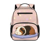 Gekhuqory Sleeping Guinea Pig Design Kids School Backpacks for Toddler