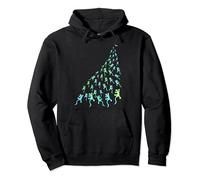 Gekkos gecko green blue animal watercolor lizards Pullover Hoodie