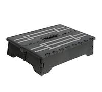 GeKLok Folding Step Stool,Portable Half Step Stool Mobility Aid for Elderly, Non Slip Disability Stepping Platform for Doorstep,Bathroom,Toilet, Black, 38 x 22 x 13 cm