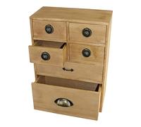 Geko 6 Drawer Storage Cabinet Assorted Size Drawers Home Decoration